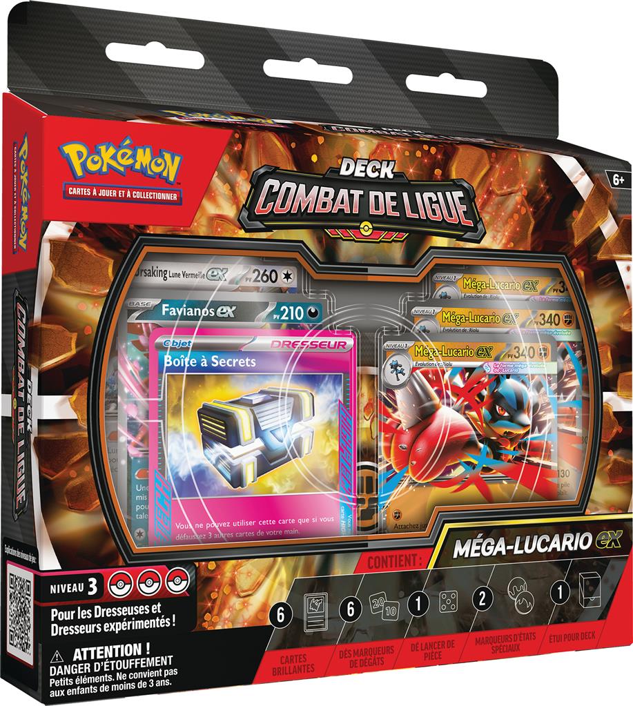 Deck - Pokemon - Deck de combat de ligue Mega-Lucario Ex