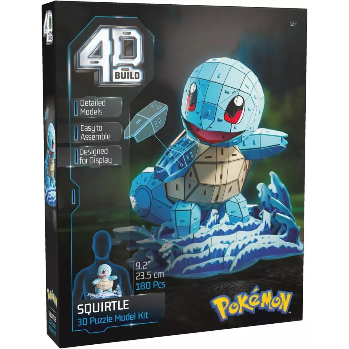 Puzzle 4D Build - Pokémon : Carapuce - 180 pièces