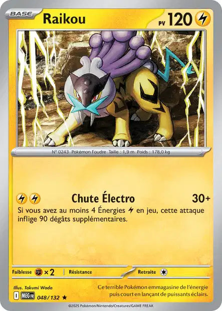 048/132 - Raikou - ME01 Méga-Évolution