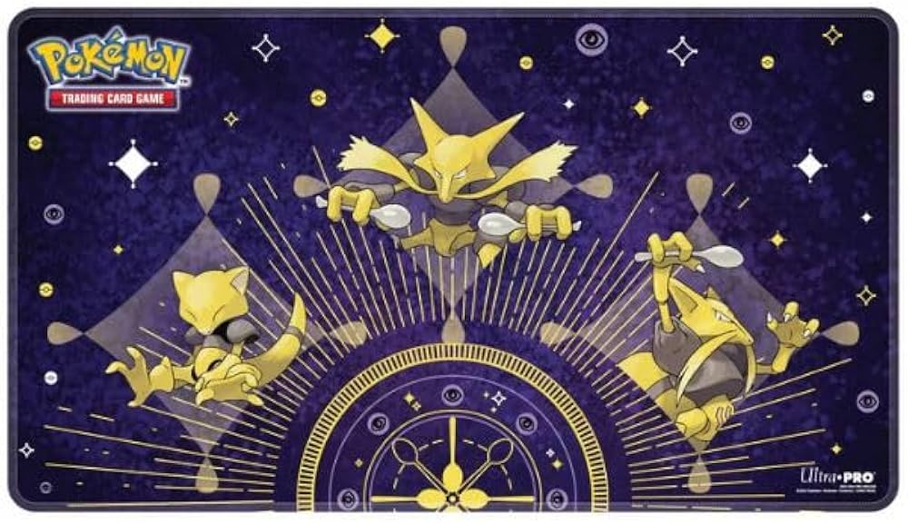 Pokémon - Tapis de Jeu / Playmat - Abra, Kadabra, Alakazam