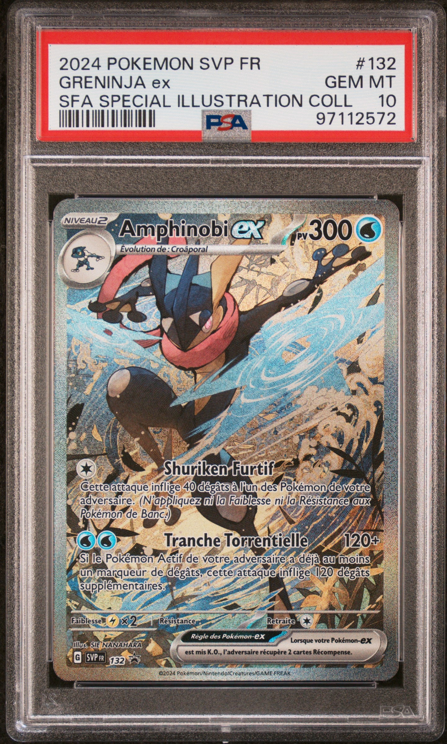 Amphinobi ex - SVP132  - Pokémon - PSA 10