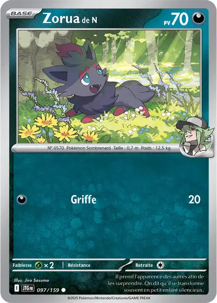 097/159 - Zorua de N - EV9 Aventures Ensemble