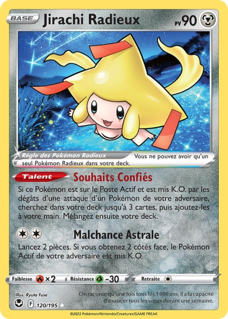 120/195 -  Jirachi Radieux - EB12 Tempête argentée