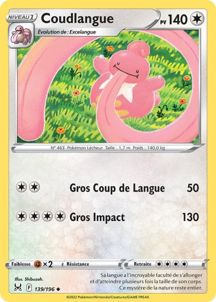 139/196 -  Coudlangue - EB11 Origine Perdue