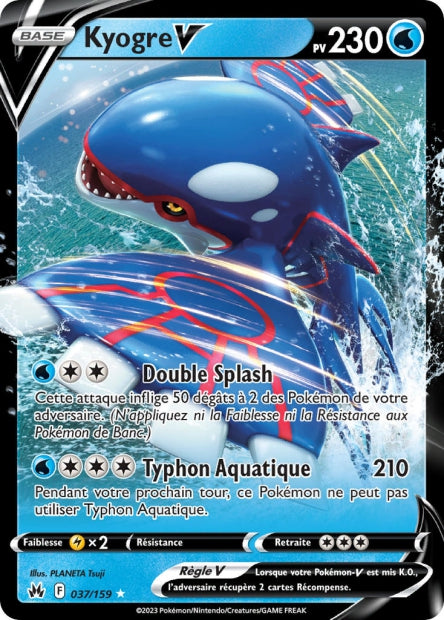 037/159 - Kyogre-V - EB12.5 Zénith Suprême