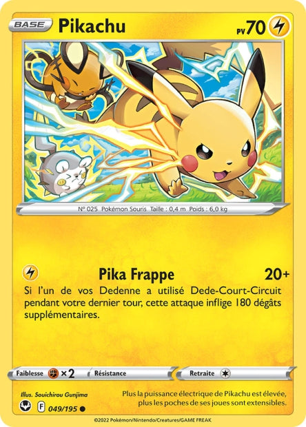 049/195 - Pikachu - EB12 Tempête Argentée