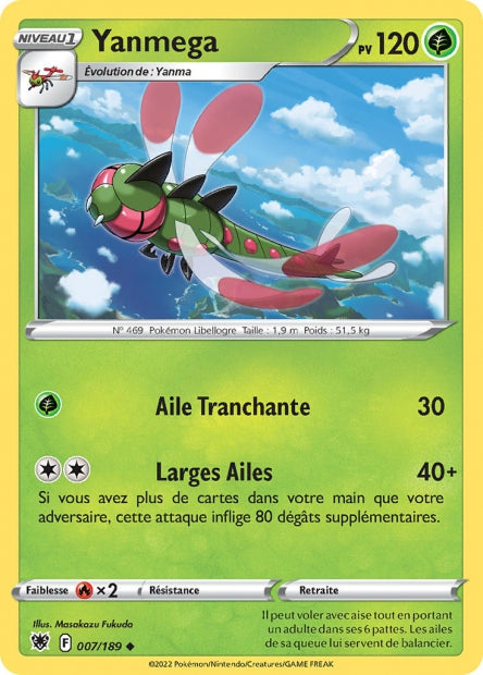 007/189 - Yanmega - EB10 Astres Radieux