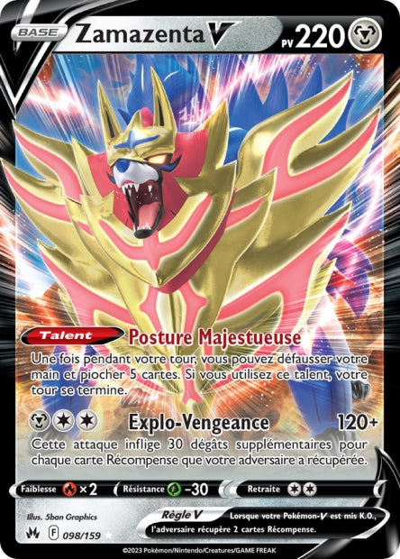 098/159 - Zamazenta-V - EB12.5 Zénith Suprême